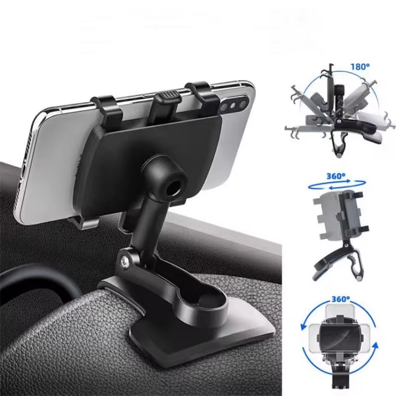 Car Mobile Phone Mount Car Multi-Function Instrument Cluster Mobile Phone Holder Rearview Mirror Navigation Bracket