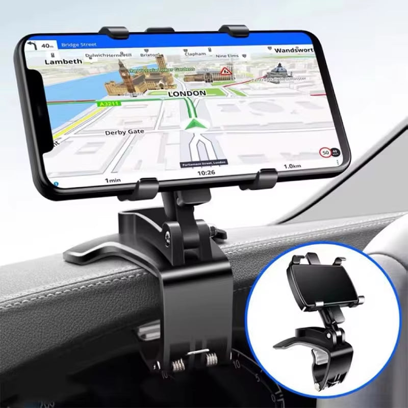 Car Mobile Phone Mount Car Multi-Function Instrument Cluster Mobile Phone Holder Rearview Mirror Navigation Bracket